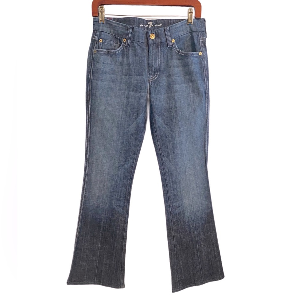 7 For All Mankind Boot Cut A Pocket Jean Size 27 NWOT - Picture 5 of 6